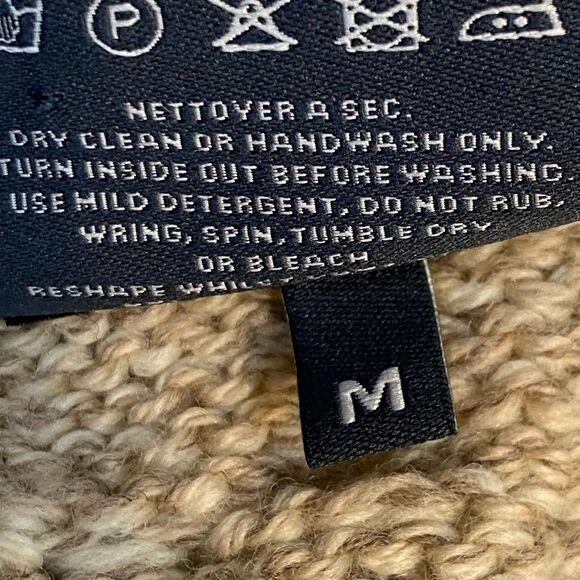 Aran Woollen Mills Mens M Wool Sweater Vest - Picture 11 of 11